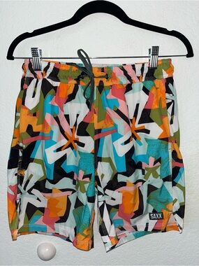 SAXX men’s oh buoy volley swim 2n1 shorts
